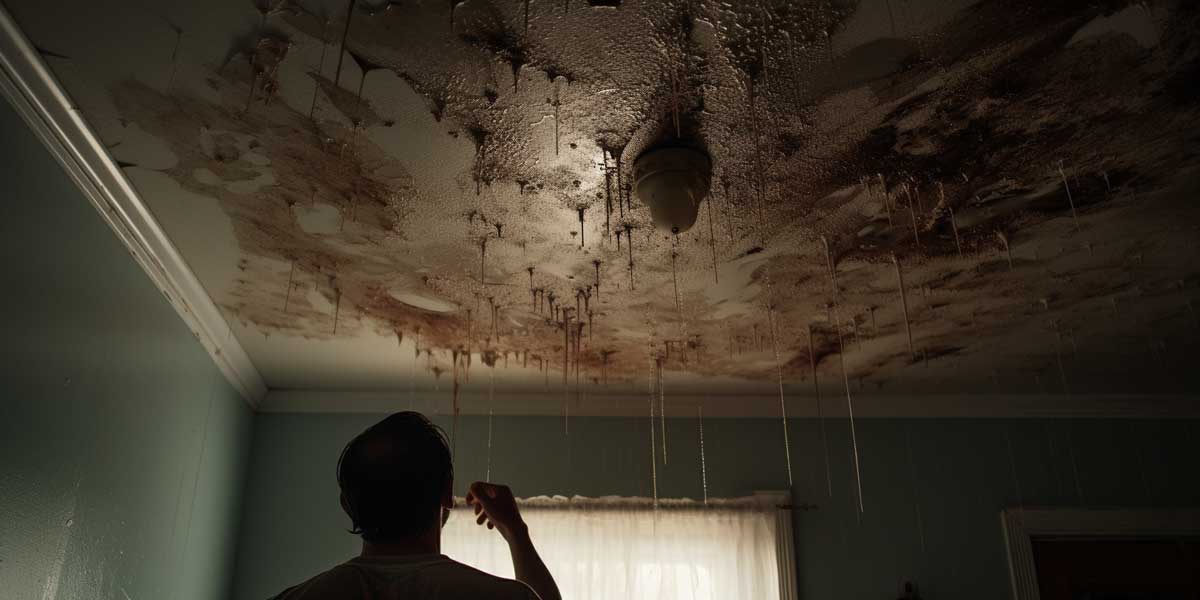 Leaking From Ceiling Under Bathroom: Causes & Fixes